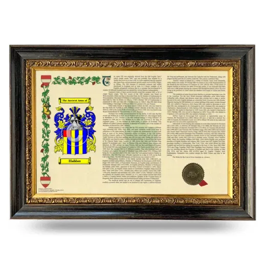 Blabber Armorial Landscape Framed - Heirloom