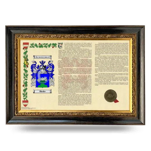 Blasko Armorial Landscape Framed - Heirloom