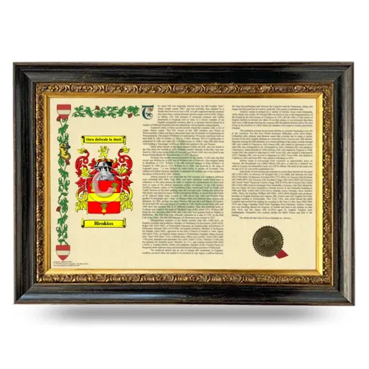Blenkins Armorial Landscape Framed - Heirloom