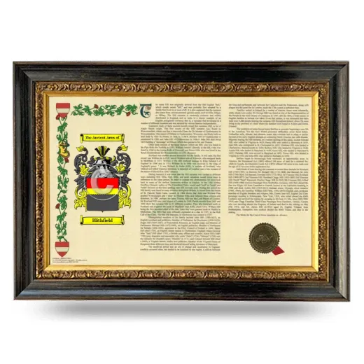 Blithfield Armorial Landscape Framed - Heirloom