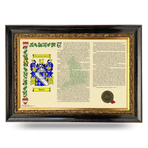 Boaint Armorial Landscape Framed - Heirloom