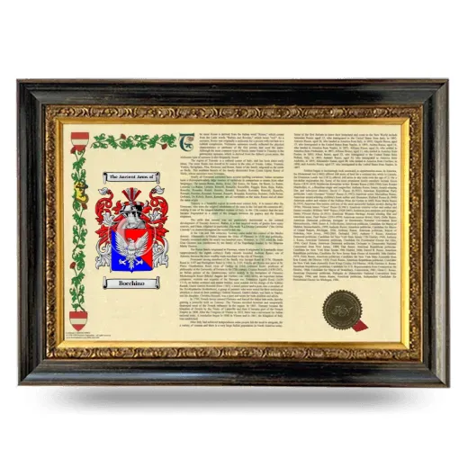 Bocchino Armorial Landscape Framed - Heirloom