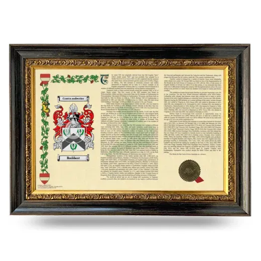 Boddant Armorial Landscape Framed - Heirloom