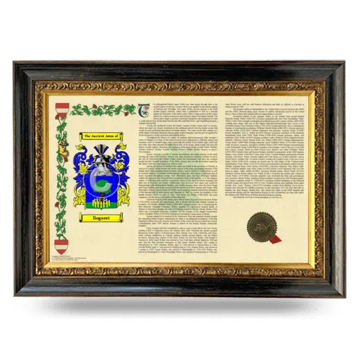 Bogaert Armorial Landscape Framed - Heirloom