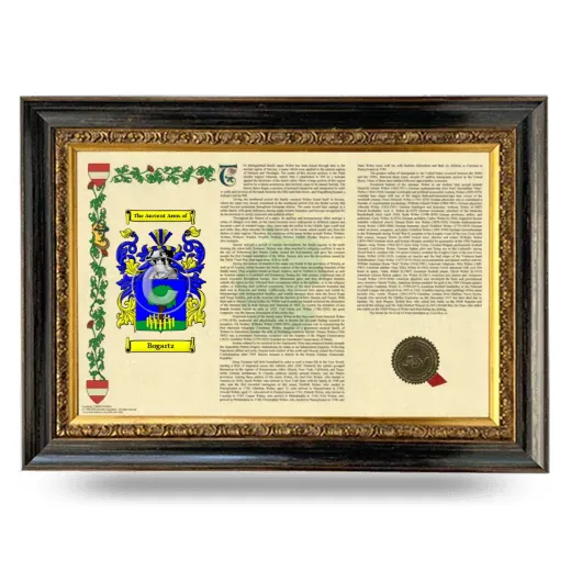 Bogartz Armorial Landscape Framed - Heirloom
