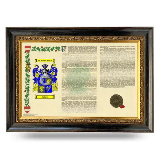 Bohen Armorial Landscape Framed - Heirloom