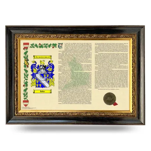 Bohn Armorial Landscape Framed - Heirloom