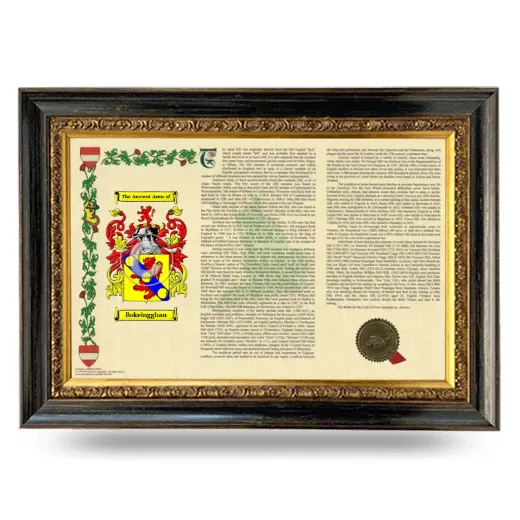 Bokeingghan Armorial Landscape Framed - Heirloom