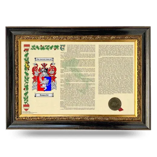 Bonacchi Armorial Landscape Framed - Heirloom