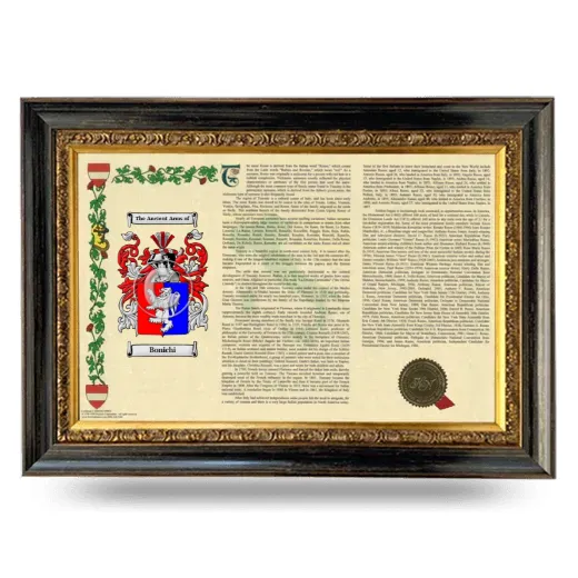 Bonichi Armorial Landscape Framed - Heirloom