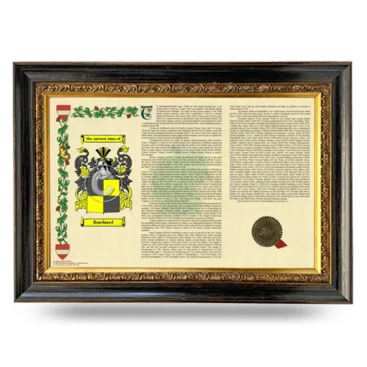 Borchard Armorial Landscape Framed - Heirloom