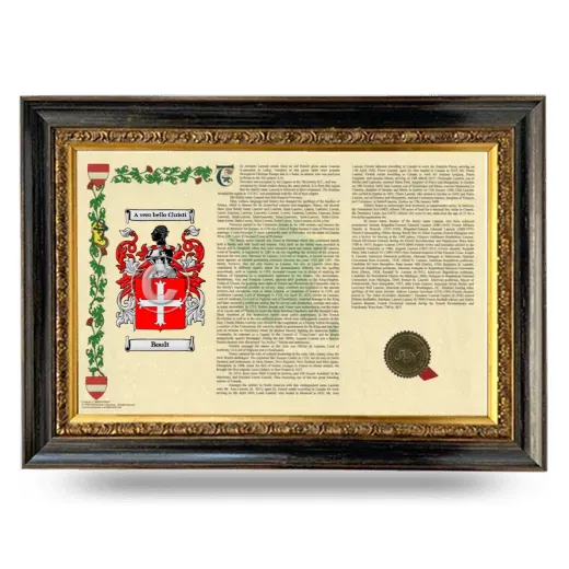 Boult Armorial Landscape Framed - Heirloom