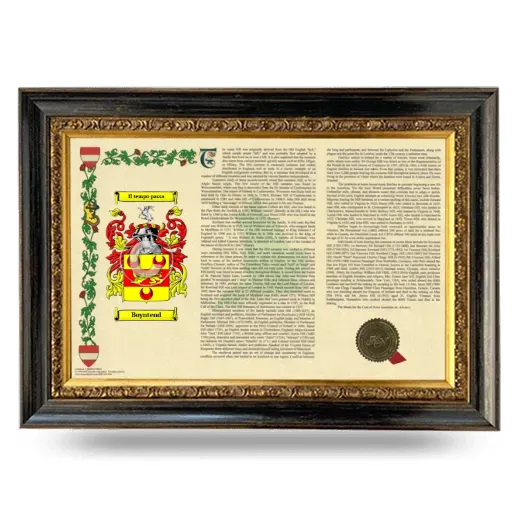 Boyntend Armorial Landscape Framed - Heirloom