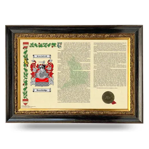 Bracebridge Armorial Landscape Framed - Heirloom