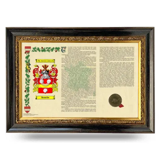 Branche Armorial Landscape Framed - Heirloom