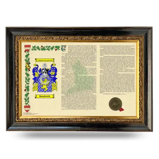 Brandereth Armorial Landscape Framed - Heirloom