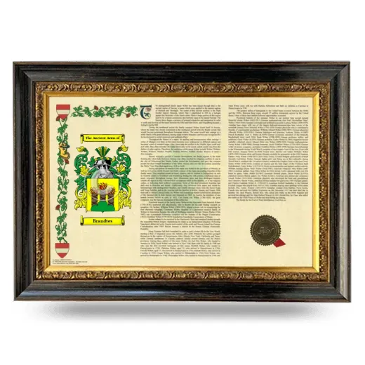 Brandtes Armorial Landscape Framed - Heirloom
