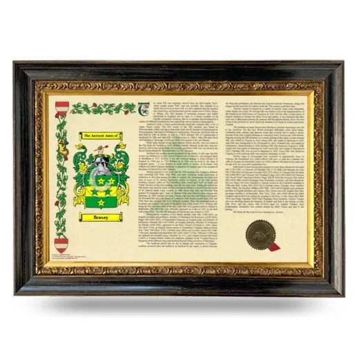 Brasay Armorial Landscape Framed - Heirloom
