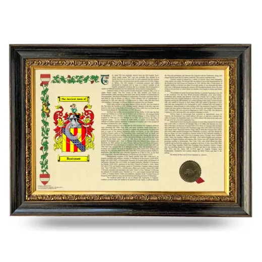 Bratoner Armorial Landscape Framed - Heirloom