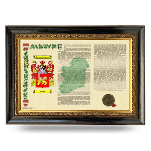 Brazel Armorial Landscape Framed - Heirloom