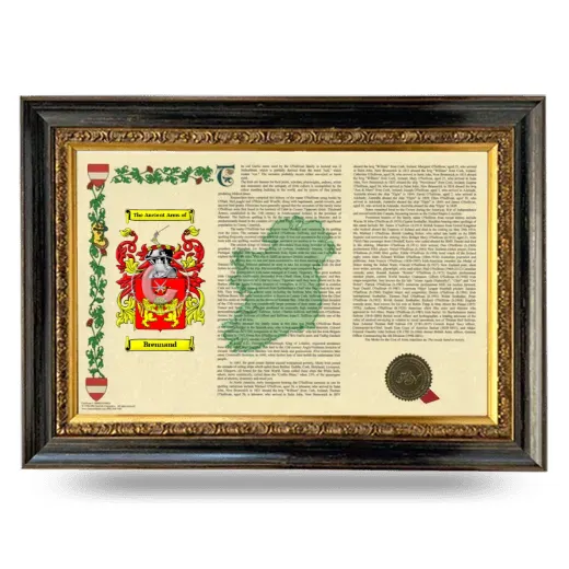 Brennand Armorial Landscape Framed - Heirloom