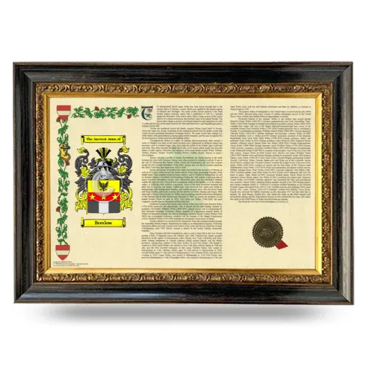 Breslow Armorial Landscape Framed - Heirloom