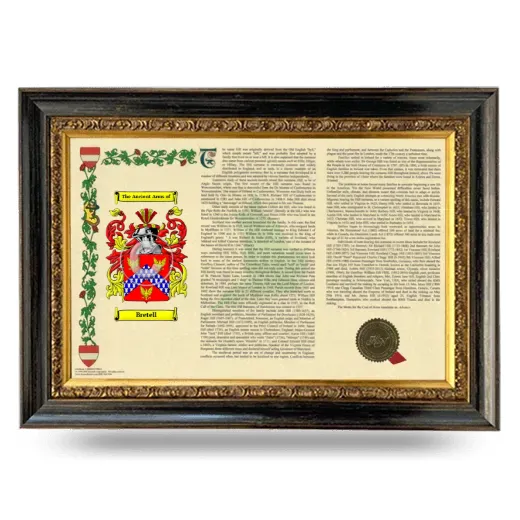 Bretell Armorial Landscape Framed - Heirloom