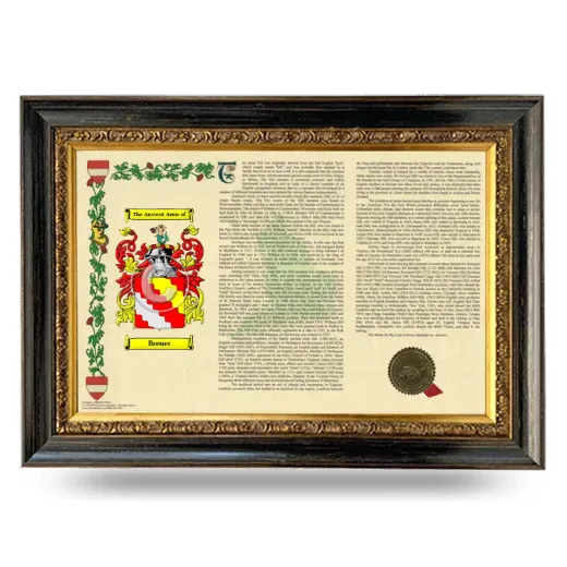 Breuer Armorial Landscape Framed - Heirloom
