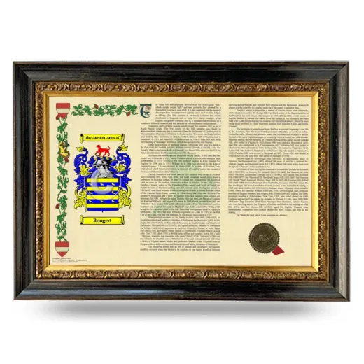 Bringert Armorial Landscape Framed - Heirloom