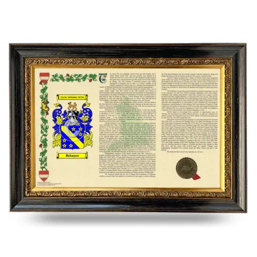 Britayne Armorial Landscape Framed - Heirloom