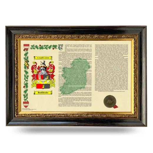 Brodderake Armorial Landscape Framed - Heirloom