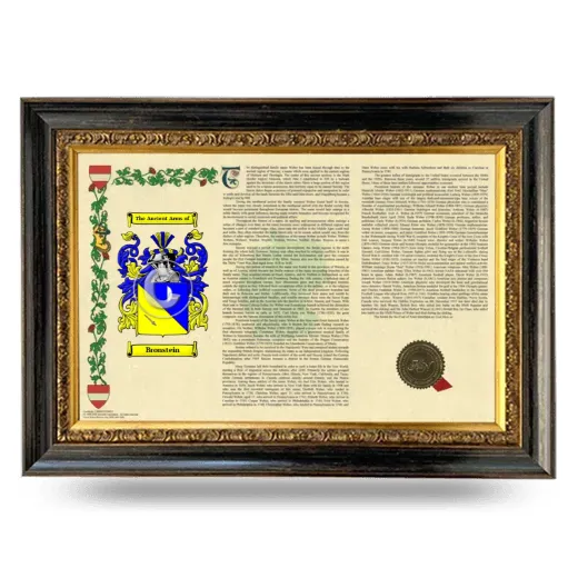 Bronstein Armorial Landscape Framed - Heirloom