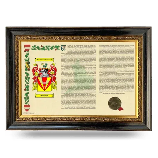 Buchard Armorial Landscape Framed - Heirloom