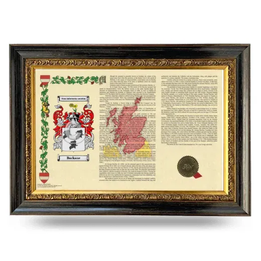 Buckane Armorial Landscape Framed - Heirloom