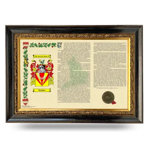 Buckart Armorial Landscape Framed - Heirloom