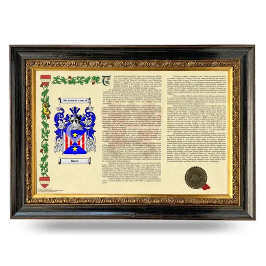 Bunt Armorial Landscape Framed - Heirloom