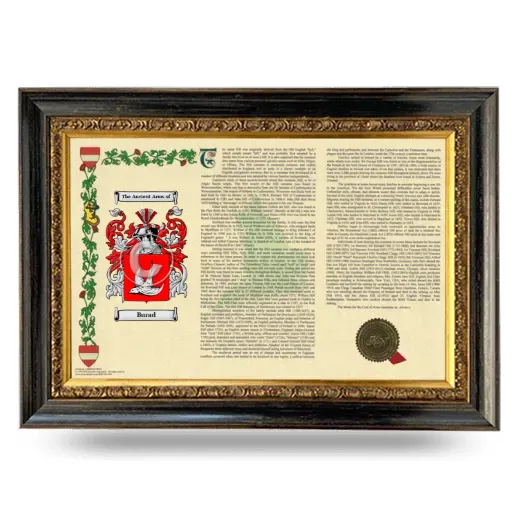 Burad Armorial Landscape Framed - Heirloom
