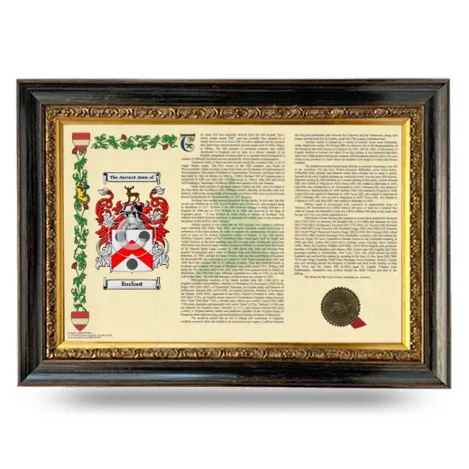 Burfoot Armorial Landscape Framed - Heirloom
