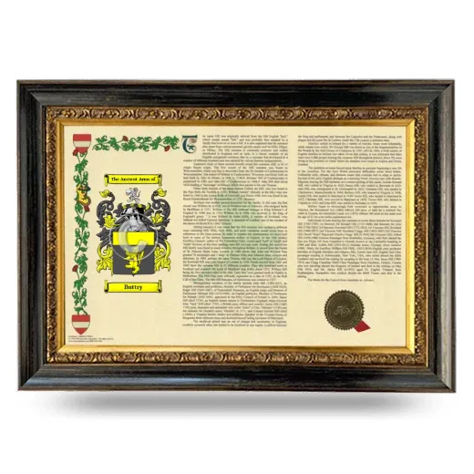 Buttry Armorial Landscape Framed - Heirloom