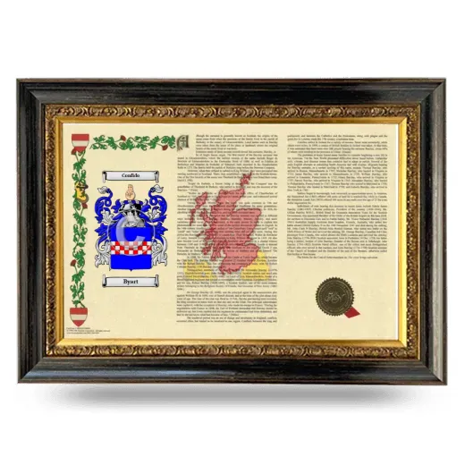 Byart Armorial Landscape Framed - Heirloom