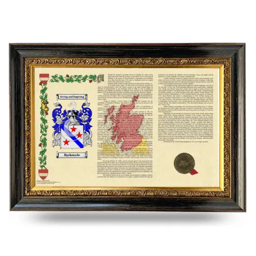Byckearde Armorial Landscape Framed - Heirloom