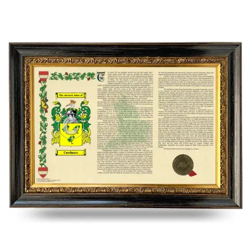 Caedman Armorial Landscape Framed - Heirloom