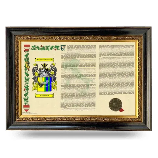 Calamita Armorial Landscape Framed - Heirloom