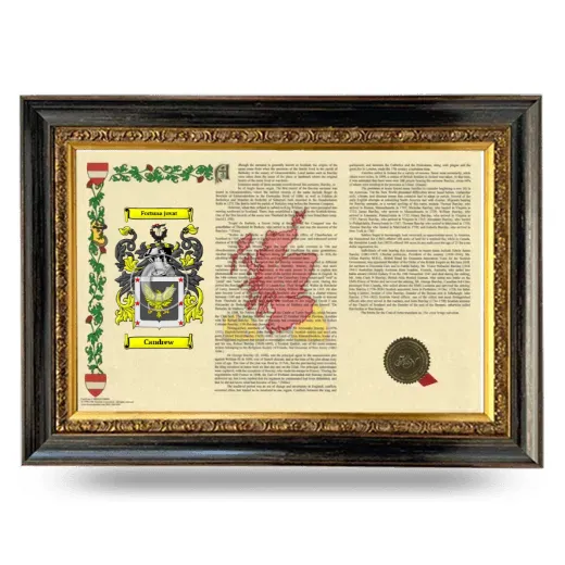 Candrew Armorial Landscape Framed - Heirloom