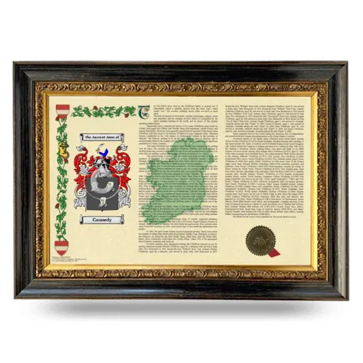 Cannedy Armorial Landscape Framed - Heirloom