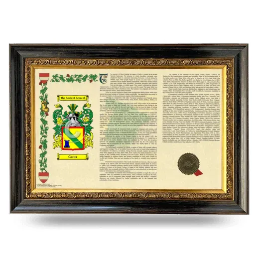 Cantr Armorial Landscape Framed - Heirloom