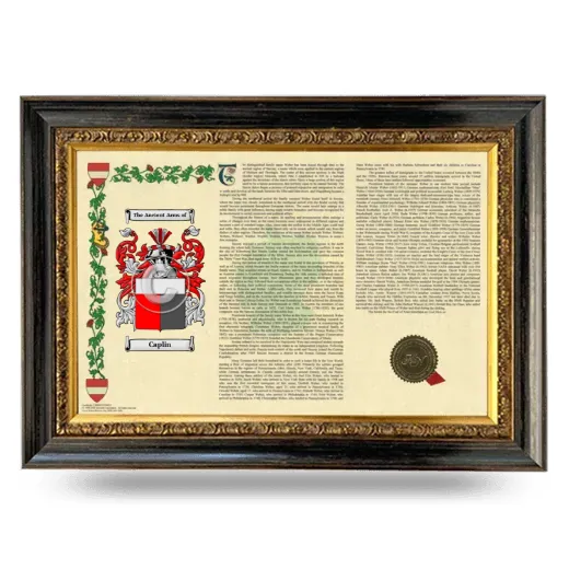 Caplin Armorial Landscape Framed - Heirloom