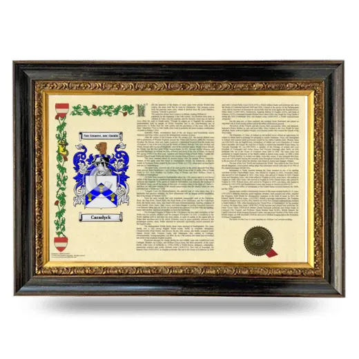 Caradyck Armorial Landscape Framed - Heirloom