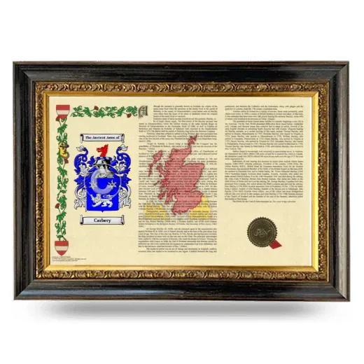 Carbery Armorial Landscape Framed - Heirloom