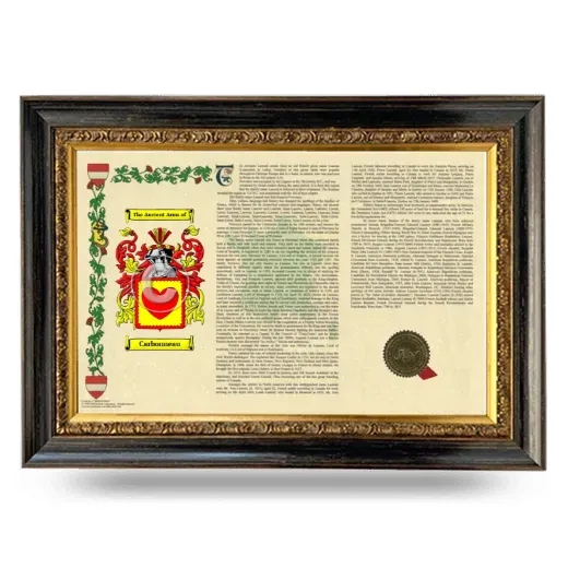 Carbonneau Armorial Landscape Framed - Heirloom
